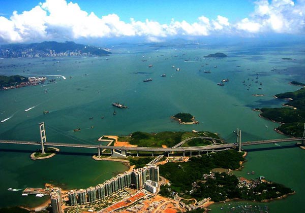 Hong-Kong-Tsing-Ma-Bridge, Hong-Kong-Travel, China-Travel