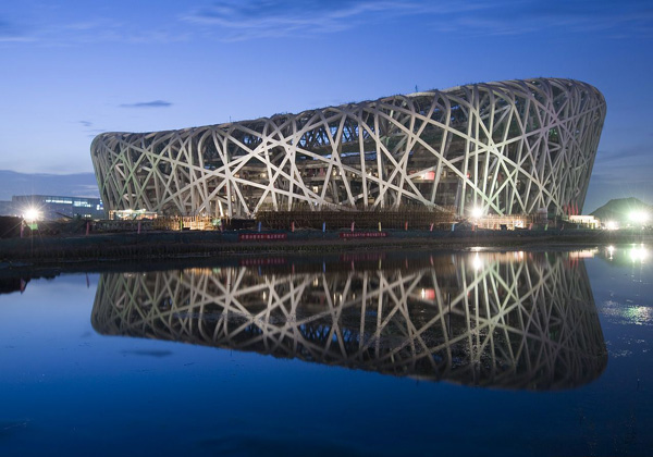 The bird’s nest in Beijing