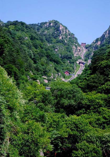 Taishan mountain scenic area