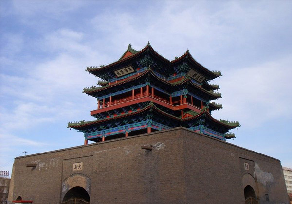 Qingyuan Tower in Zhangjiakou