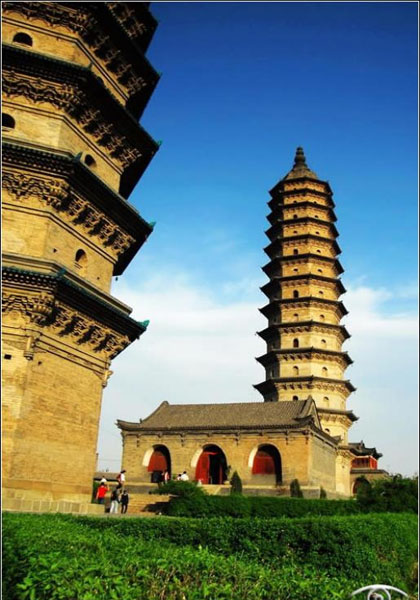 taiyuan-twin-temple-in-china, china tour